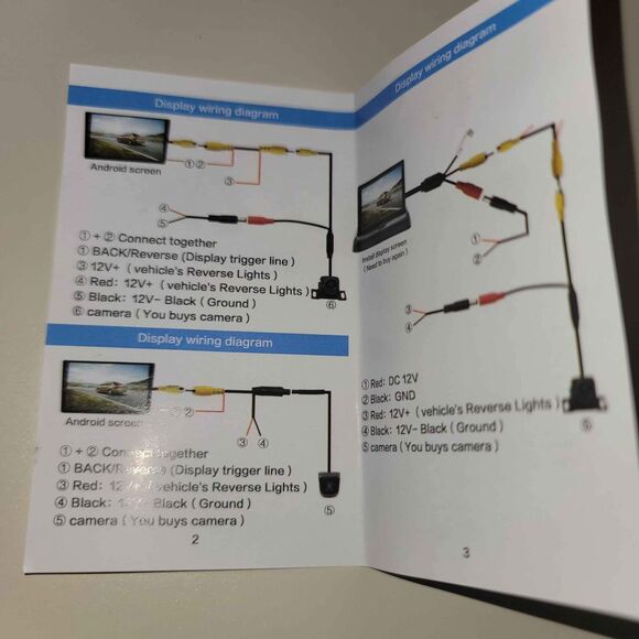 Universal Fisheye Angle Wide View AHD Reverse Camera for Car - Picture 10 of 10